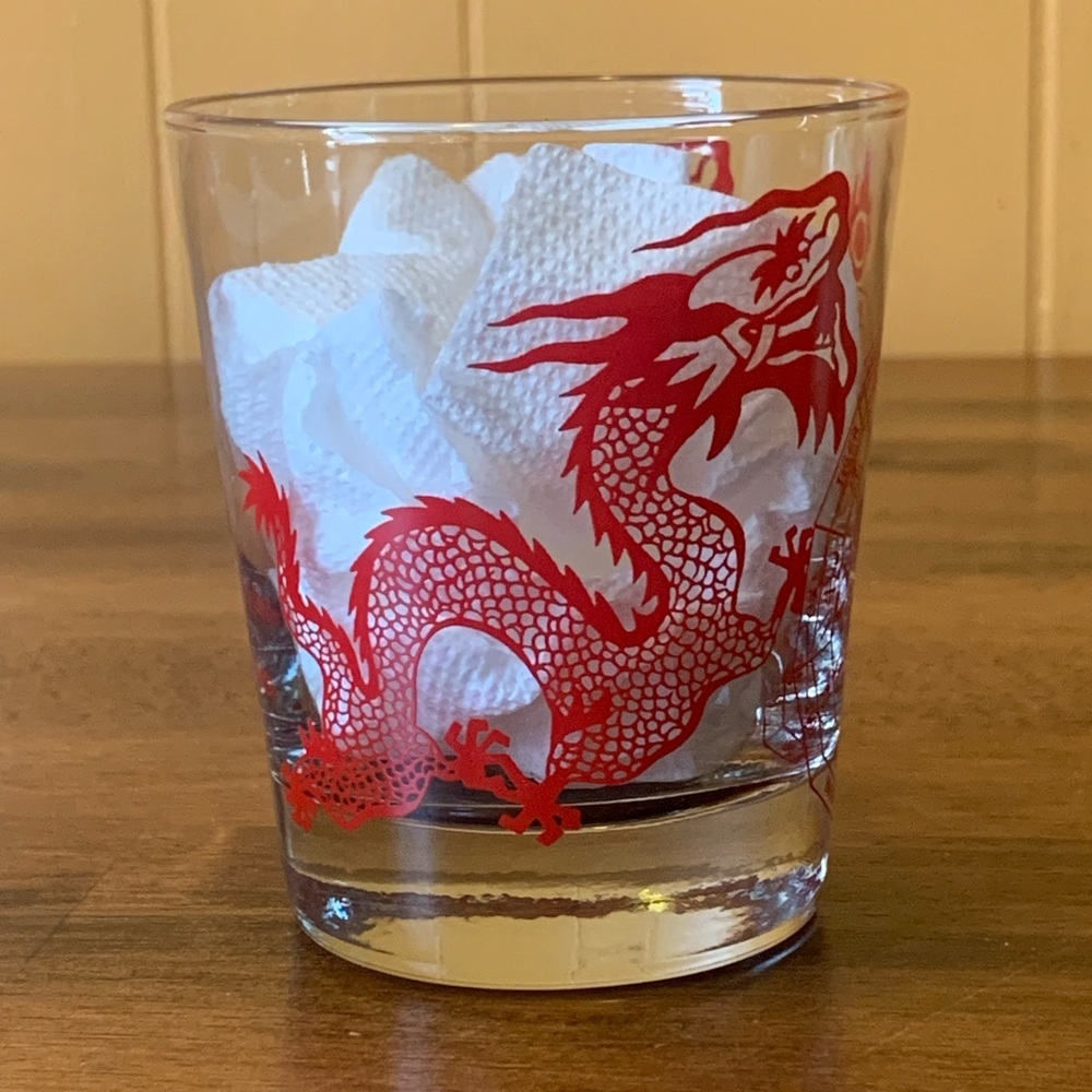 Red Glass Drinkware for Dining - Picture 3 of 7